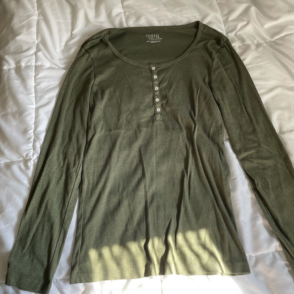 Forest Green Long Sleeve T-Shirt